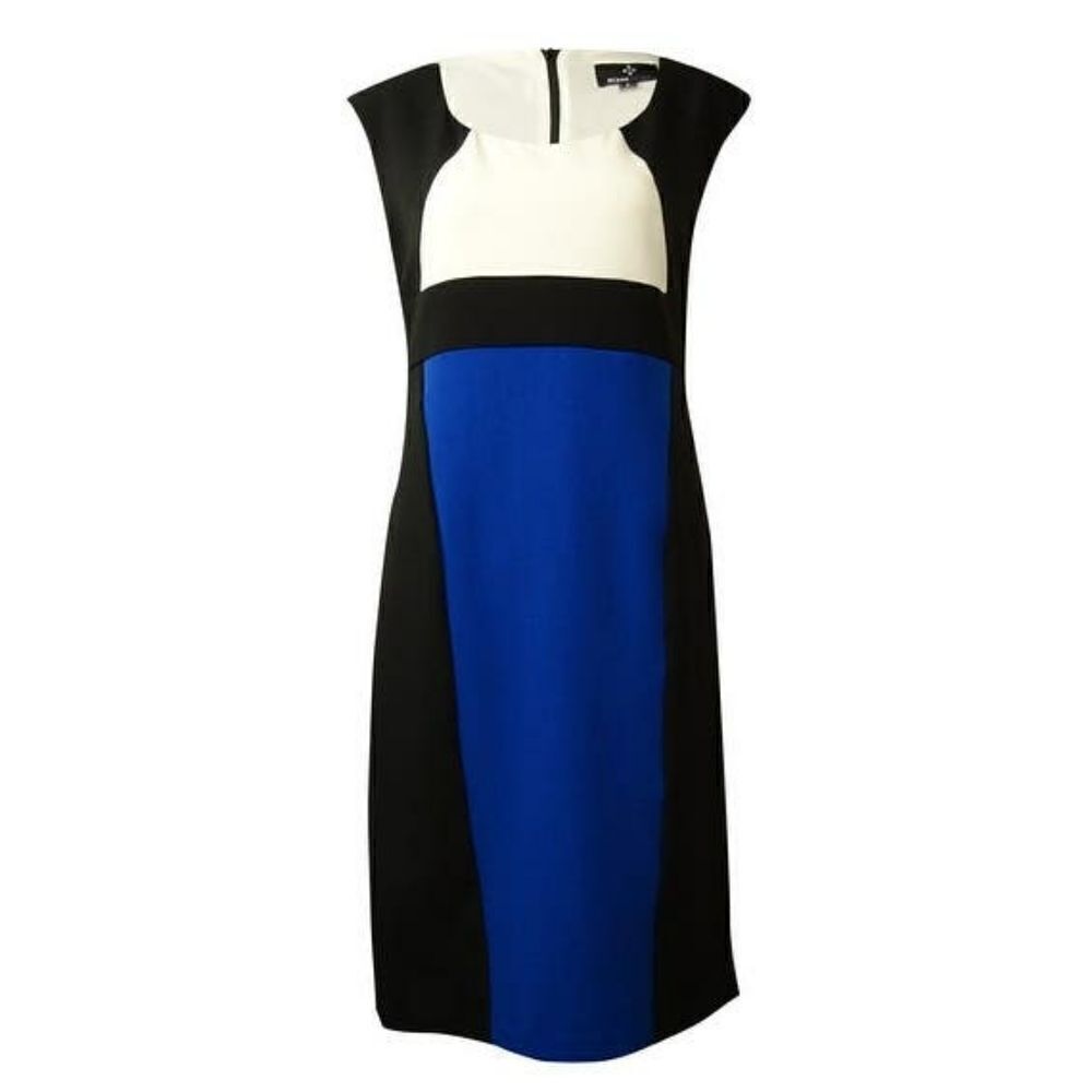 Ronni Nicole Sleeveless Color Block Sheath Dress